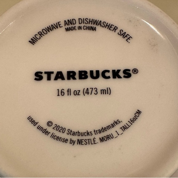 Two Starbucks 2020 Christmas 16 Oz. Ceramic Mugs - Picture 7 of 11